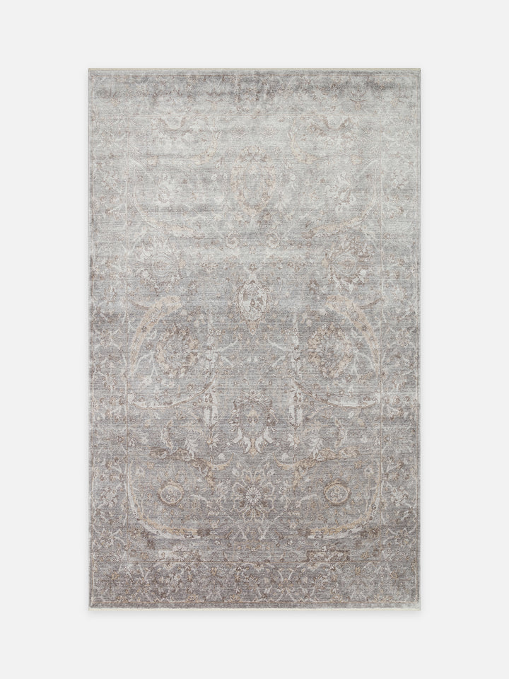 Çırağan %100 Naturel Özel Işıltılı El Emeği ile Özel Tezgahlarda Üretilen TENCEL™ Uşak Halısı 7DGANT - Carpetdocia - kusbakisi