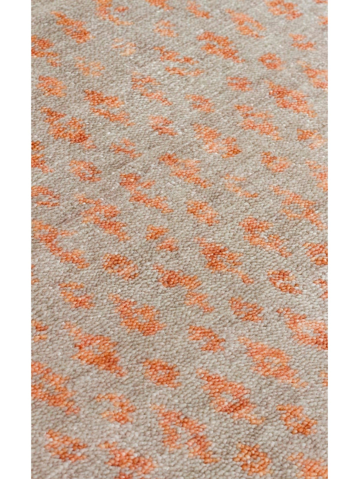 Oushak Carnaval Tappeto Moderno Uşak in TENCEL™ realizzato a mano, 100% naturale, facile da pulire, 15 BEIGE AUTUMN