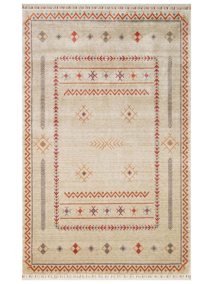 Oushak Carnaval سجادة أُشاق حديثة مصنوعة يدوياً من TENCEL™ 100% طبيعية سهلة التنظيف 20 LIGHT MULTY