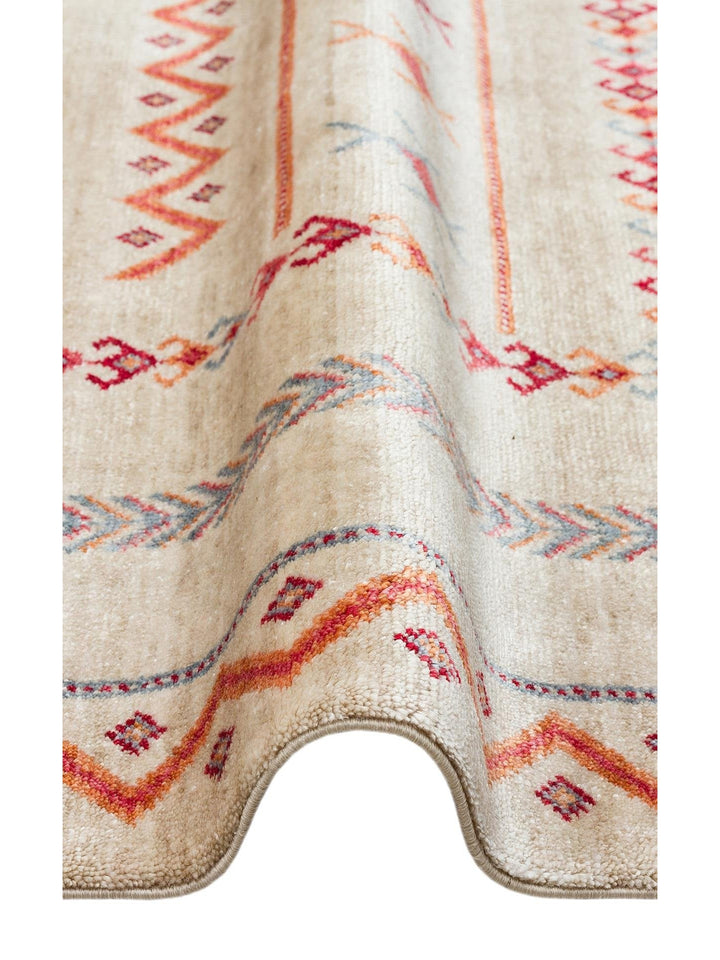 Oushak Carnaval سجادة أُشاق حديثة مصنوعة يدوياً من TENCEL™ 100% طبيعية سهلة التنظيف 20 LIGHT MULTY
