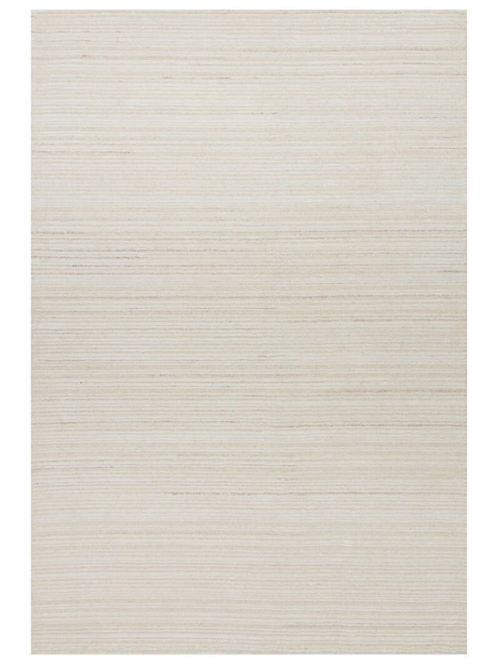 Palermo Serie Woll- und TENCEL™-Mischung handgeknüpfter Teppich CREAM