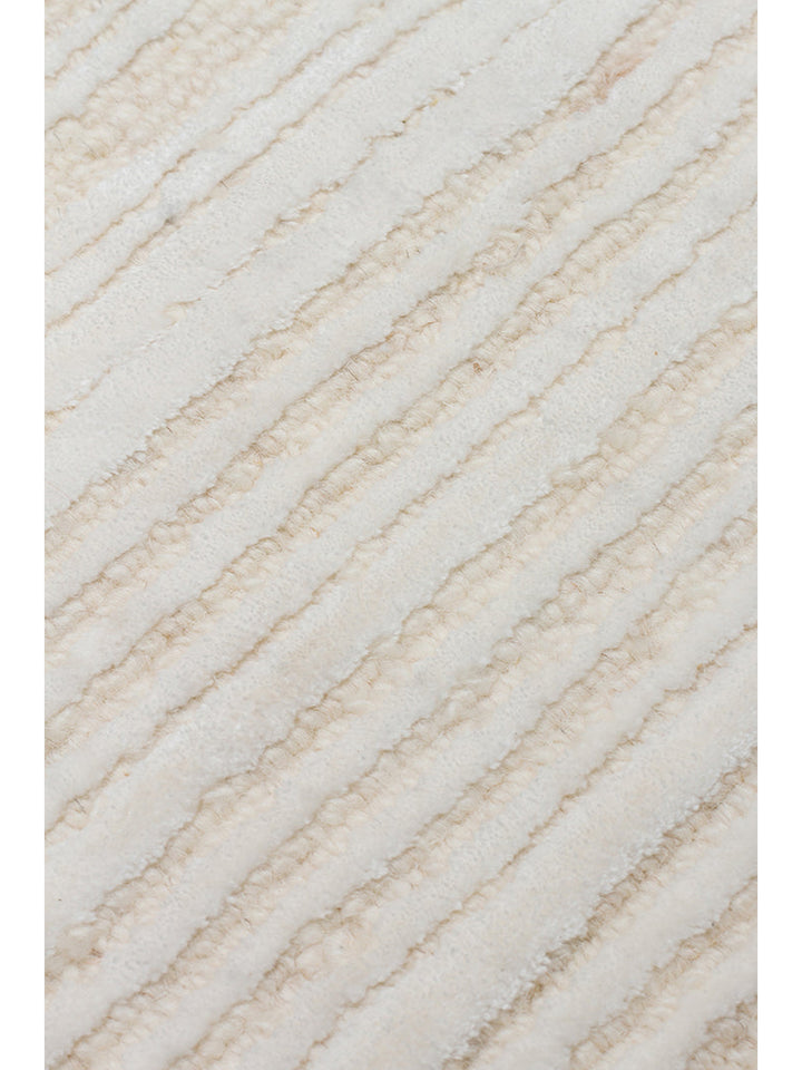 Palermo Serie Woll- und TENCEL™-Mischung handgeknüpfter Teppich CREAM