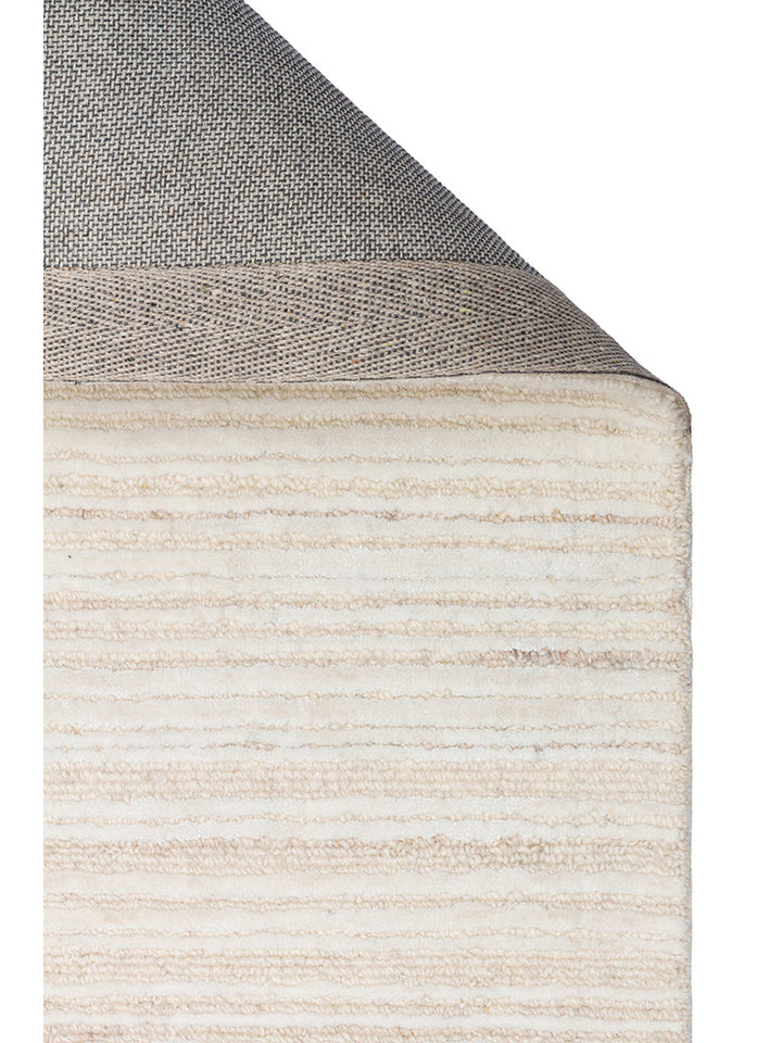 Palermo Serie Woll- und TENCEL™-Mischung handgeknüpfter Teppich CREAM