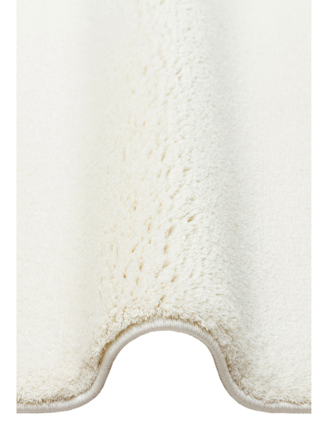 Peace Hav Dust-Free Soft Touch Elegant Shaggy Carpet 01 WHITE