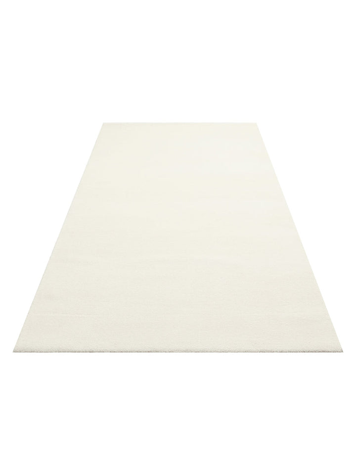 Peace Hav Dust-Free Soft Touch Elegant Shaggy Carpet 01 WHITE