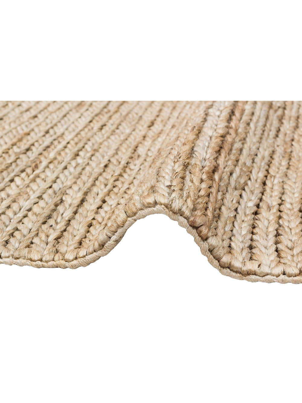 Baccarat Jüt %100 Naturel Oturma Odası Koridor Antre Mutfak Balkon El Dokuma Hasır Halı BAC SMOKE - Carpetdocia