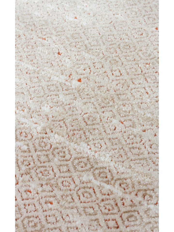 Cairo Serisi Extra Yumuşak Dokulu Sık Dokuma Modern Desenlere Sahip Şık Salon Halısı 04 CREAM BEIGE - Carpetdocia