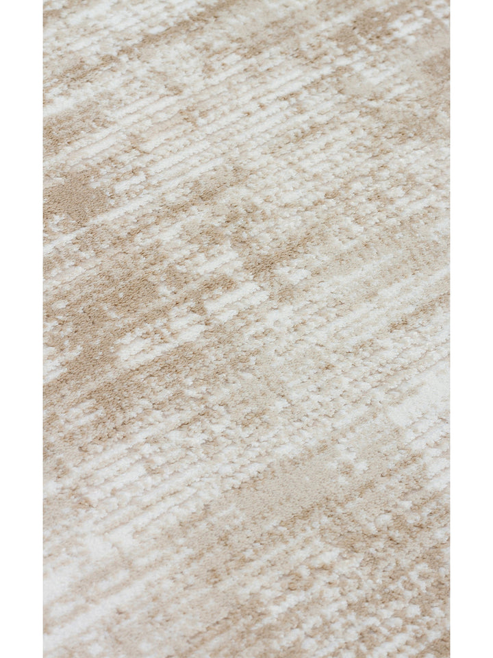 Cairo Serisi Extra Yumuşak Dokulu Sık Dokuma Modern Desenlere Sahip Şık Salon Halısı 04 CREAM BEIGE - Carpetdocia