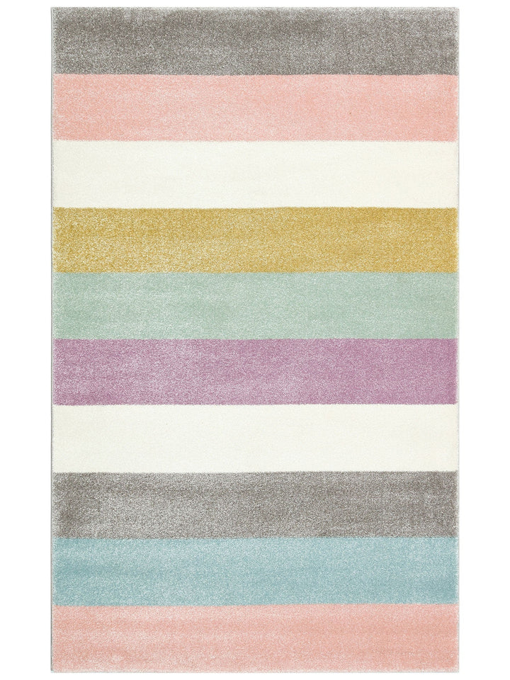 Carpetdocia Kids Eğlenceli Çok Renkli Çocuk Halısı 22 PASTEL - Carpetdocia