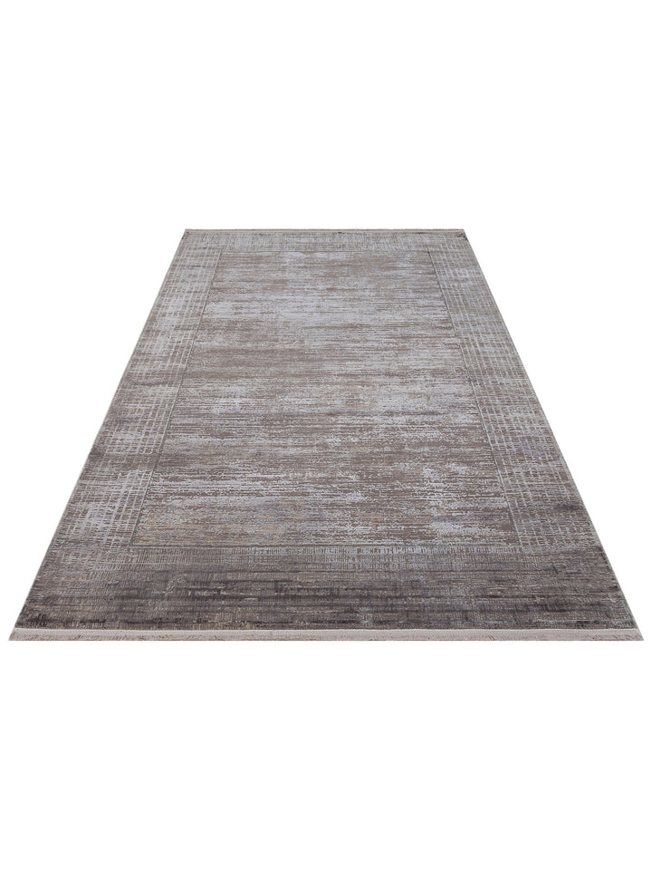 Elegant Dyed Özel Işıltılı Yüksek Kaliteli Sık Dokuma Salon Oturma Odası Koridor Modern Halı 02 D.GREY - Carpetdocia