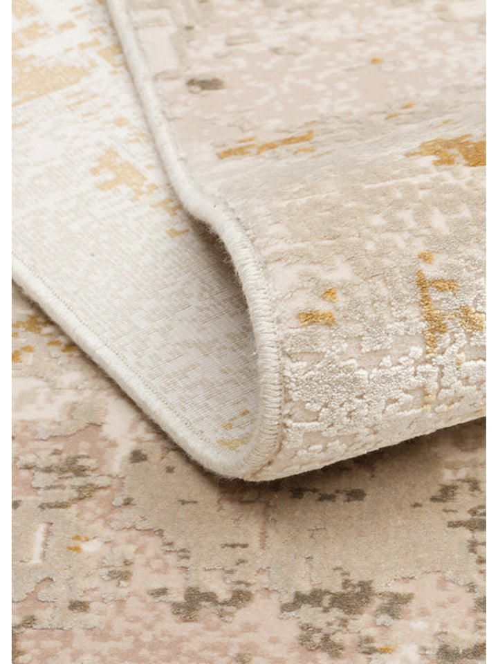 Elegant Özel Işıltılı Yüksek Kaliteli Sık Dokuma Salon Oturma Odası Koridor Modern Halı 34CREAMGOLDX - Carpetdocia