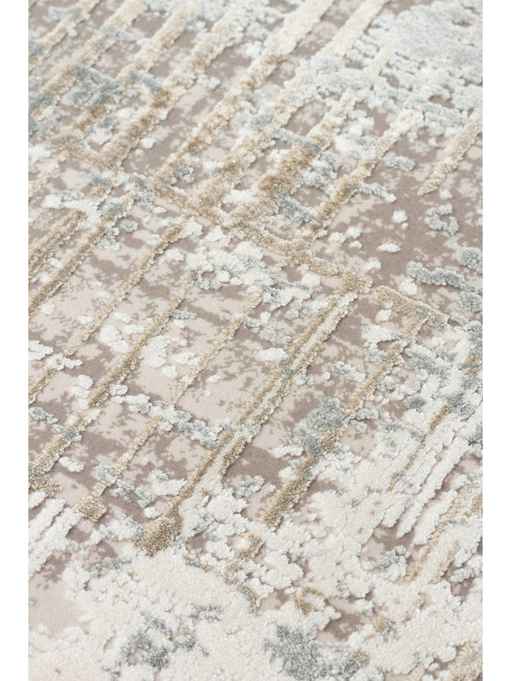 Elegant Özel Işıltılı Yüksek Kaliteli Sık Dokuma Salon Oturma Odası Koridor Modern Halı 36CREAMBEGX - Carpetdocia