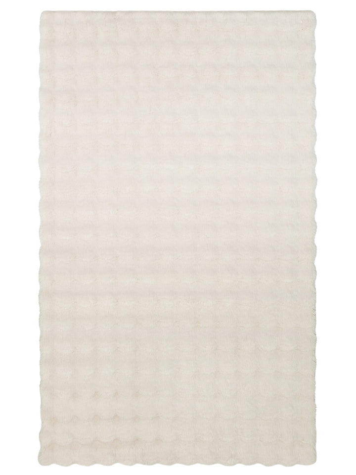 Eskimo Serisi Özel Yüksek Alçak Dokulu Yumuşak Tuşeli Suni Kürk PLAIN BEIGE - Carpetdocia