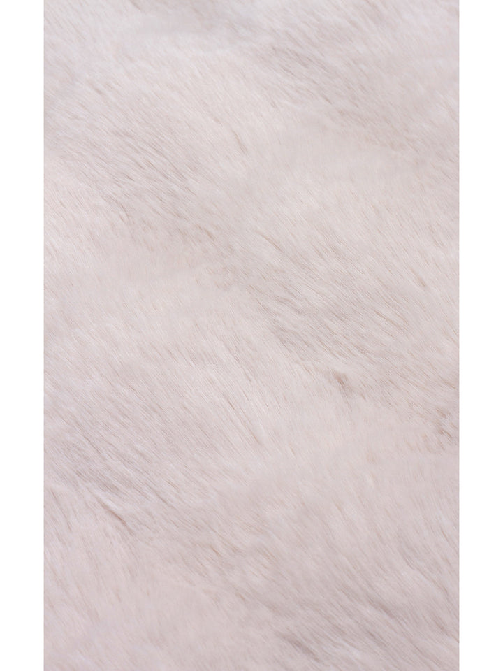 Eskimo Serisi Özel Yüksek Alçak Dokulu Yumuşak Tuşeli Suni Kürk PLAIN BEIGE - Carpetdocia