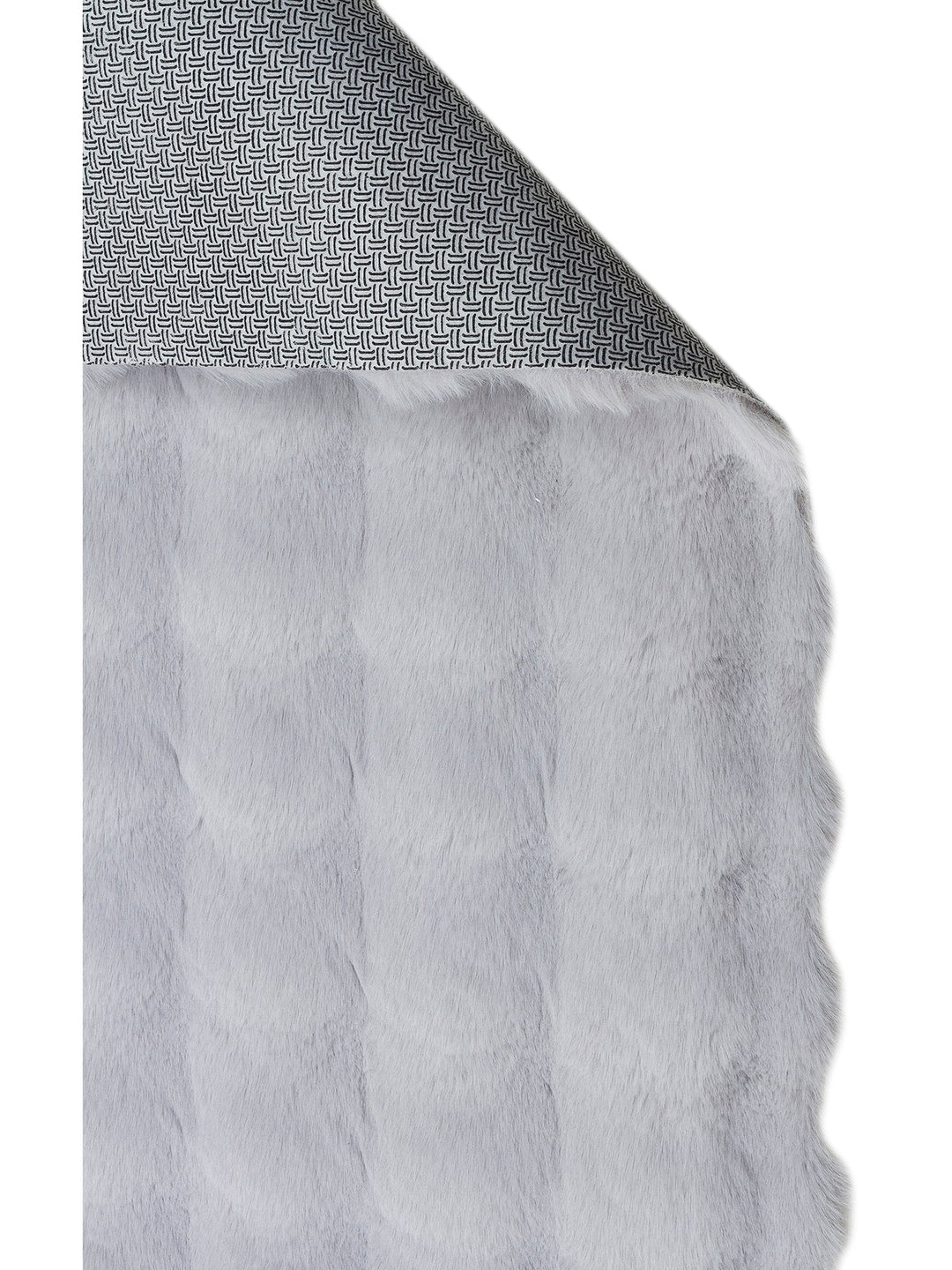 Eskimo Serisi Özel Yüksek Alçak Dokulu Yumuşak Tuşeli Suni Kürk PLAIN GREY - Carpetdocia