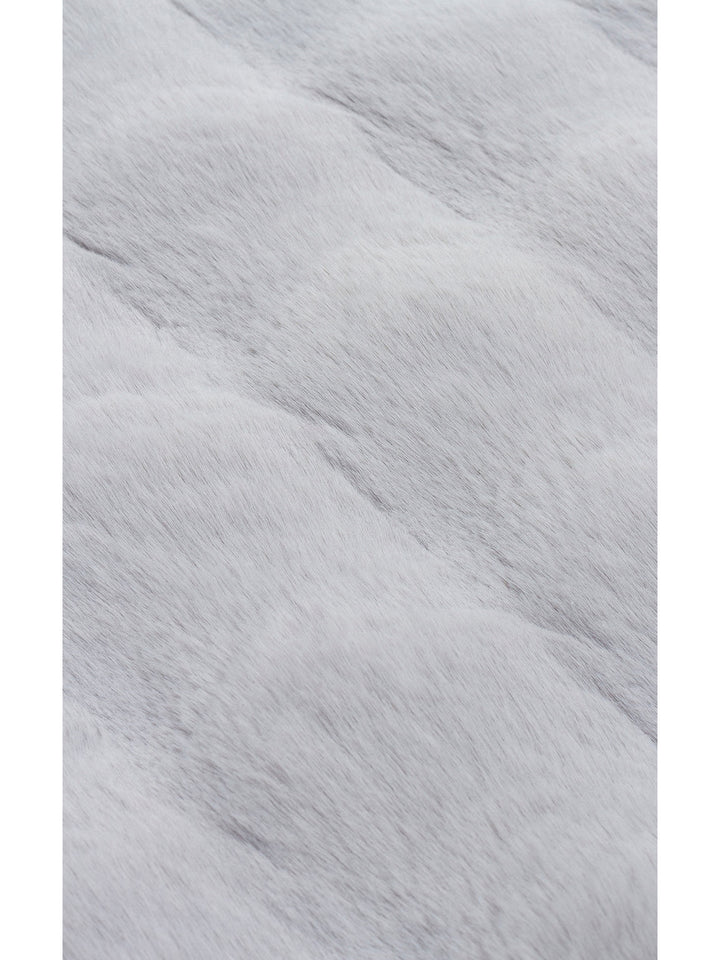 Eskimo Serisi Özel Yüksek Alçak Dokulu Yumuşak Tuşeli Suni Kürk PLAIN GREY - Carpetdocia