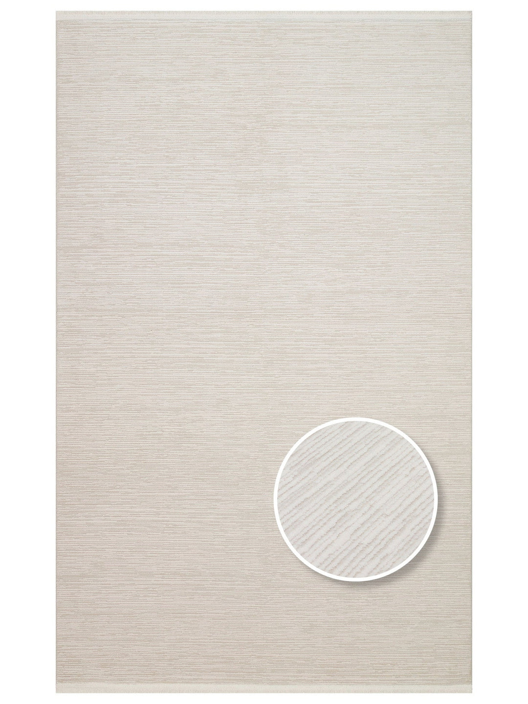 Fade Serisi Sade Desenli Oturma Odası Salon Koridor Antre Yatak Odası Modern Halı PLAIN CREAM - Carpetdocia