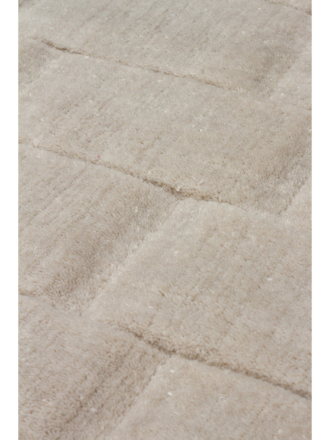 Fluffy Serisi 3D Oyma El Dokuma Salon Oturma Odası Yatak Odası Koridor Antre Modern Halı SILVER - Carpetdocia