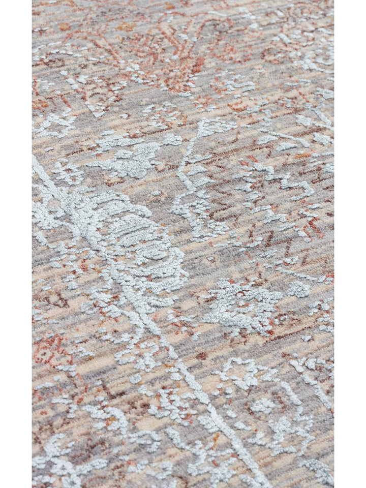 Göreme Serisi Yüksek Alçak Dokulu Yüksek Kaliteli Sık Dokuma Modern Salon Halısı 02 GREY - Carpetdocia