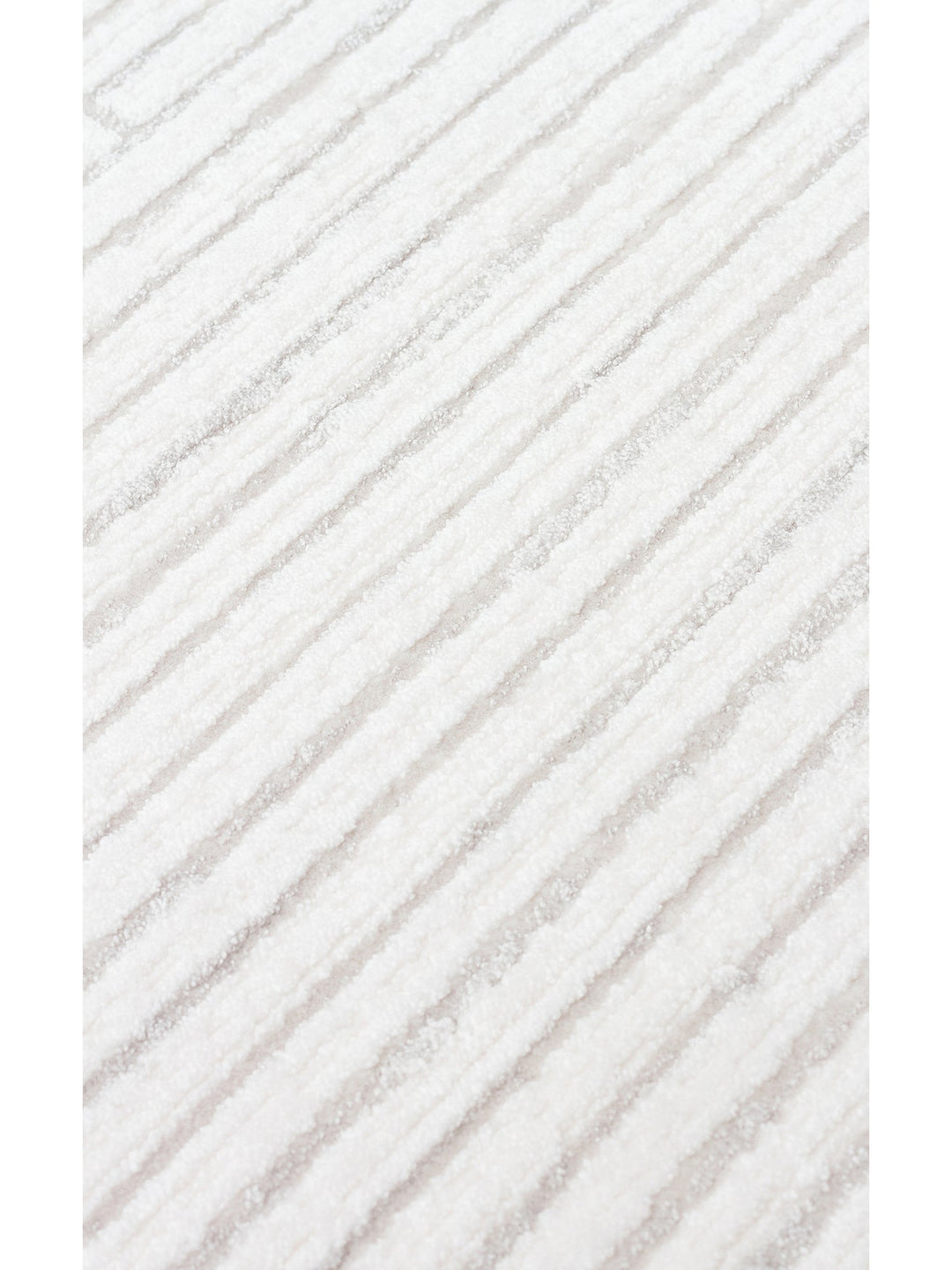 Kylie Serisi Salon Oturma Odası Koridor Antre Parlak ve Sade Modern Halı 02 CREAM GREY - Carpetdocia