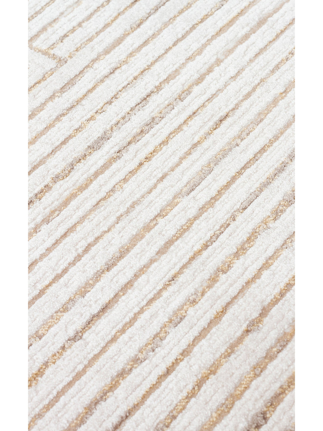 Kylie Serisi Salon Oturma Odası Koridor Antre Parlak ve Sade Modern Halı 02 VIZON BEIGE - Carpetdocia
