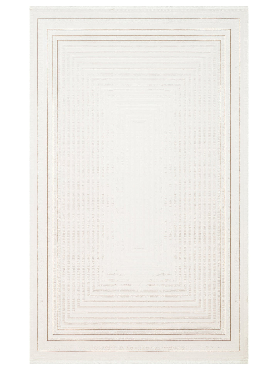 Kylie Serisi Salon Oturma Odası Koridor Antre Parlak ve Sade Modern Halı 04 CREAM BEIGE - Carpetdocia