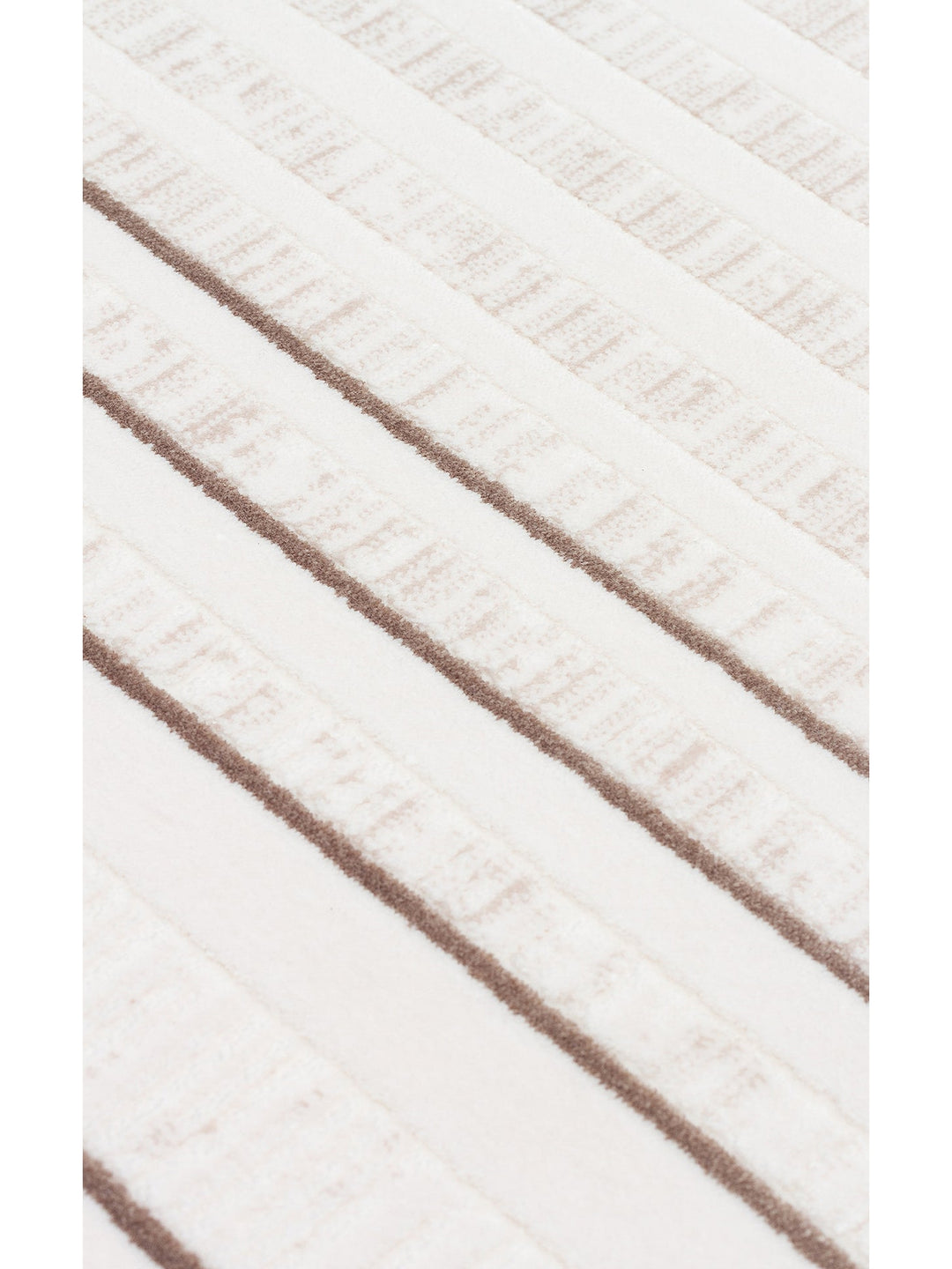 Kylie Serisi Salon Oturma Odası Koridor Antre Parlak ve Sade Modern Halı 04 CREAM VIZON - Carpetdocia