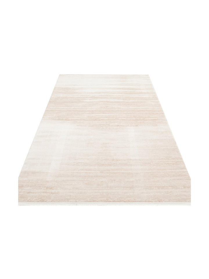 Kylie Serisi Salon Oturma Odası Koridor Antre Parlak ve Sade Modern Halı PLAIN BEIGE - Carpetdocia