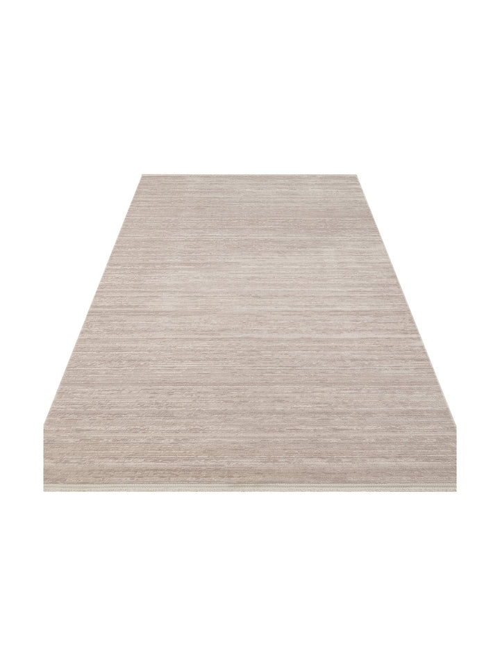 Kylie Serisi Salon Oturma Odası Koridor Antre Parlak ve Sade Modern Halı PLAIN GREY - Carpetdocia