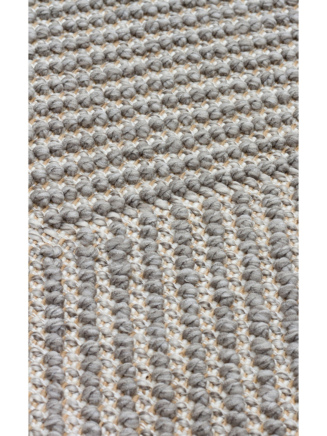 Mali Yumuşak Tuşeli Örgü Dokuma Oturma Odası Koridor Antre Yatak Odası Modern Halı 10 GREY - Carpetdocia