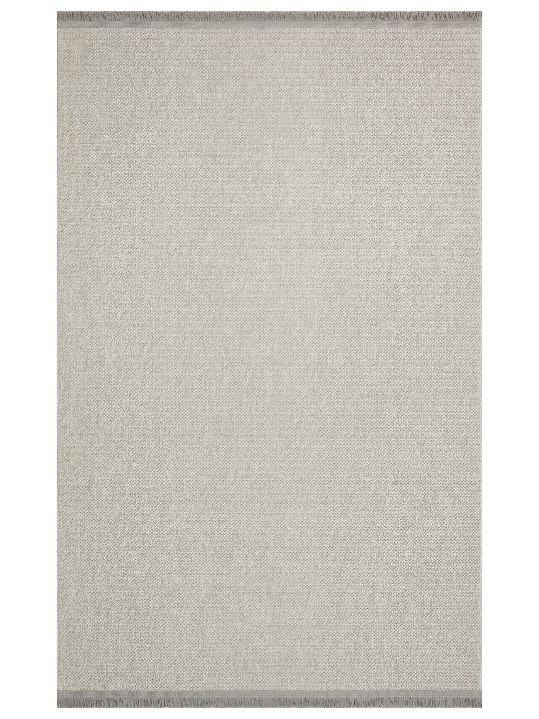 Mali Yumuşak Tuşeli Örgü Dokuma Oturma Odası Koridor Antre Yatak Odası Modern Halı PLAIN GREY - Carpetdocia