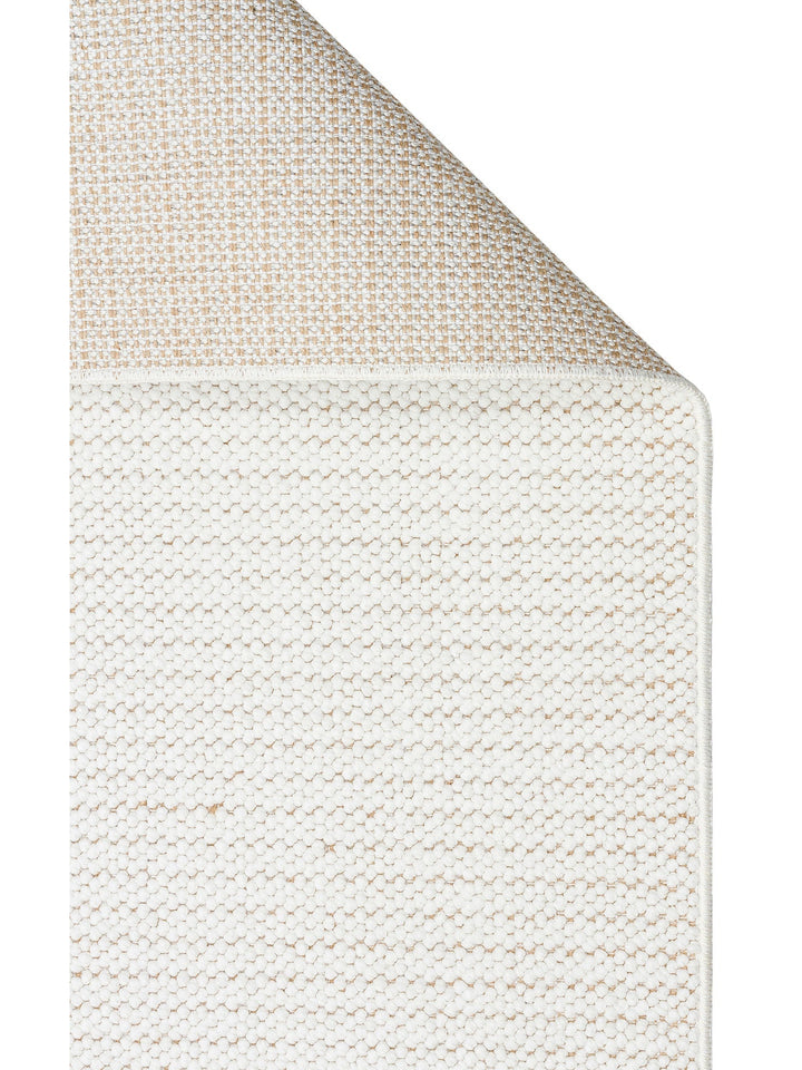 Mali Yumuşak Tuşeli Örgü Dokuma Oturma Odası Koridor Antre Yatak Odası Modern Halı PLAIN WHITE - Carpetdocia