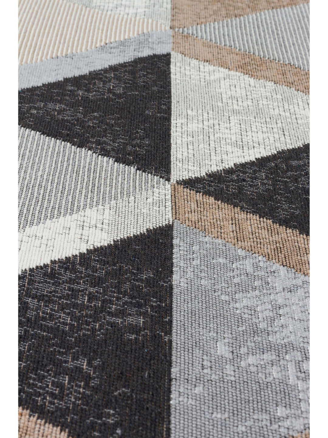 Maya %100 Naturel Pamuk Yıkanabilir Çift Taraflı Oturma Odası Mutfak Koridor Modern Kilim 10 BEIGBLC - Carpetdocia