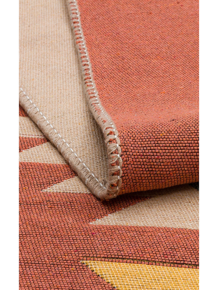 Maya %100 Naturel Pamuk Yıkanabilir Çift Taraflı Oturma Odası Mutfak Koridor Modern Kilim 39 MULTY - Carpetdocia
