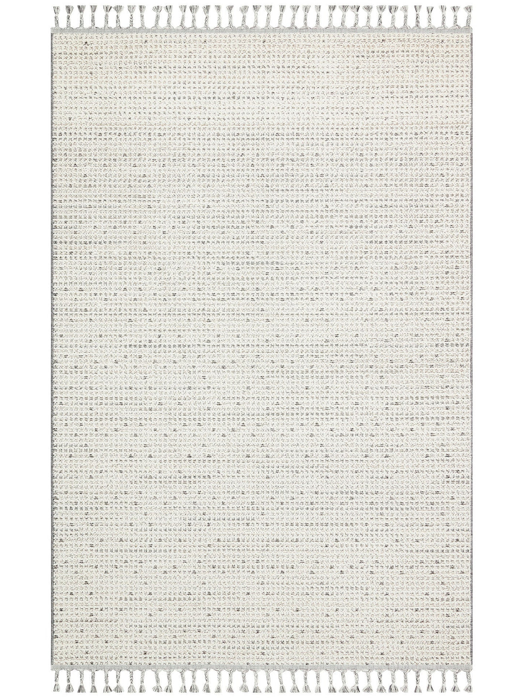 Ole Serisi Hasır Dokuma Oturma Odası Salon Koridor Antre Mutfak Modern İskandinav Halı 13 CREAM GREY - Carpetdocia
