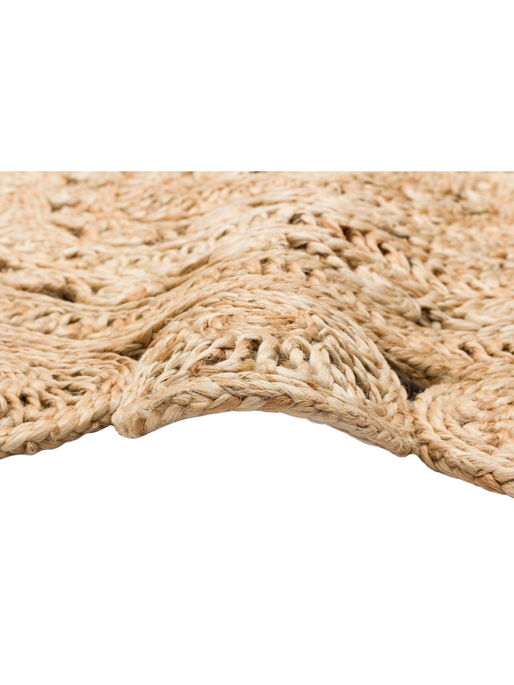 Only Jüt Yuvarlak ve Oval %100 Naturel Oturma Odası Antre Mutfak Balkon El Dokuma Halı CA105DHURIEXW - Carpetdocia