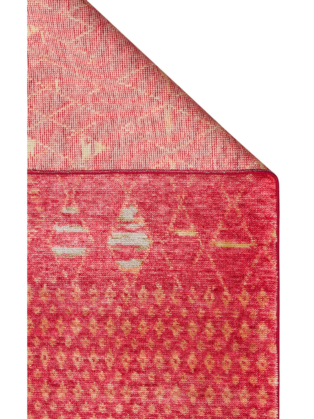 Oushak Carnaval %100 Naturel Kolay Temizlenir El Emeğiyle Üretilen Tensel Modern Uşak Halısı 15 RED - Carpetdocia