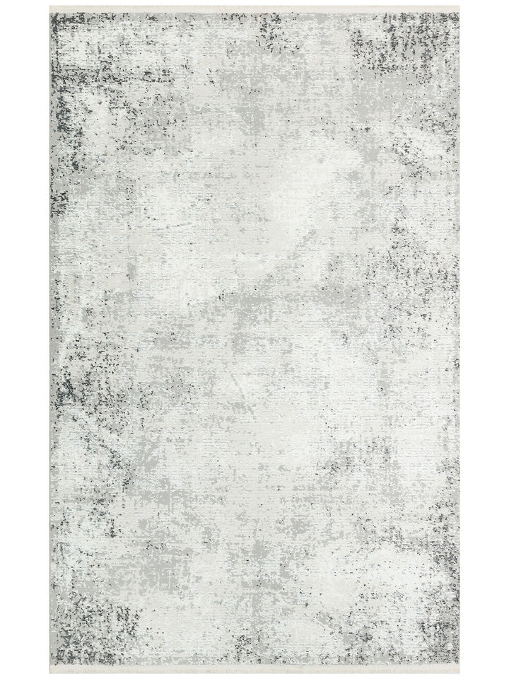Pasific Serisi Eskitme Desenli Salon Oturma Odası Koridor Antre Modern Halı 05 CREAM GREY XW - Carpetdocia
