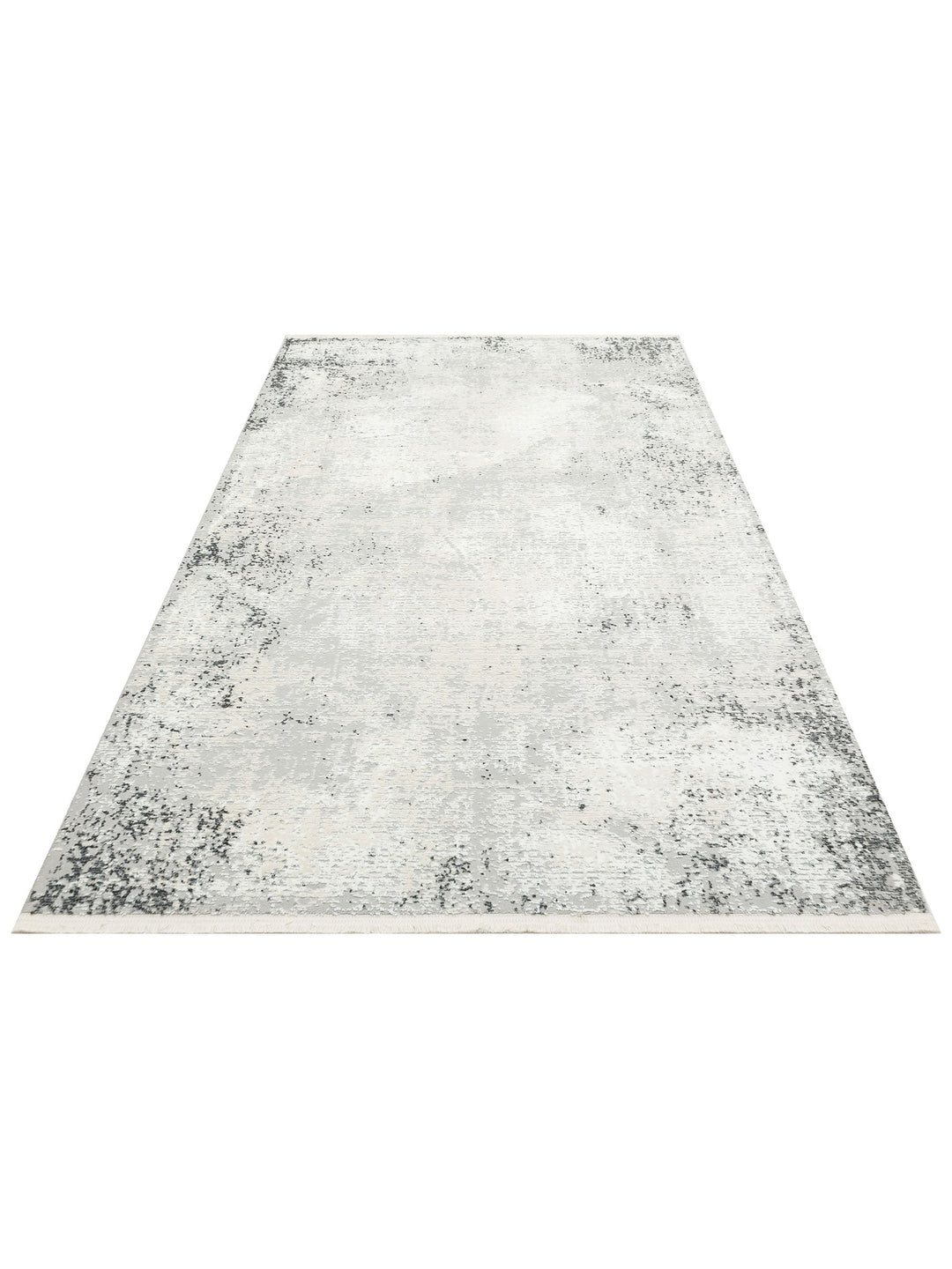 Pasific Serisi Eskitme Desenli Salon Oturma Odası Koridor Antre Modern Halı 05 CREAM GREY XW - Carpetdocia