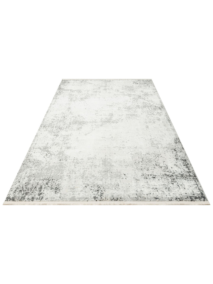 Pasific Serisi Eskitme Desenli Salon Oturma Odası Koridor Antre Modern Halı 05 CREAM GREY XW - Carpetdocia