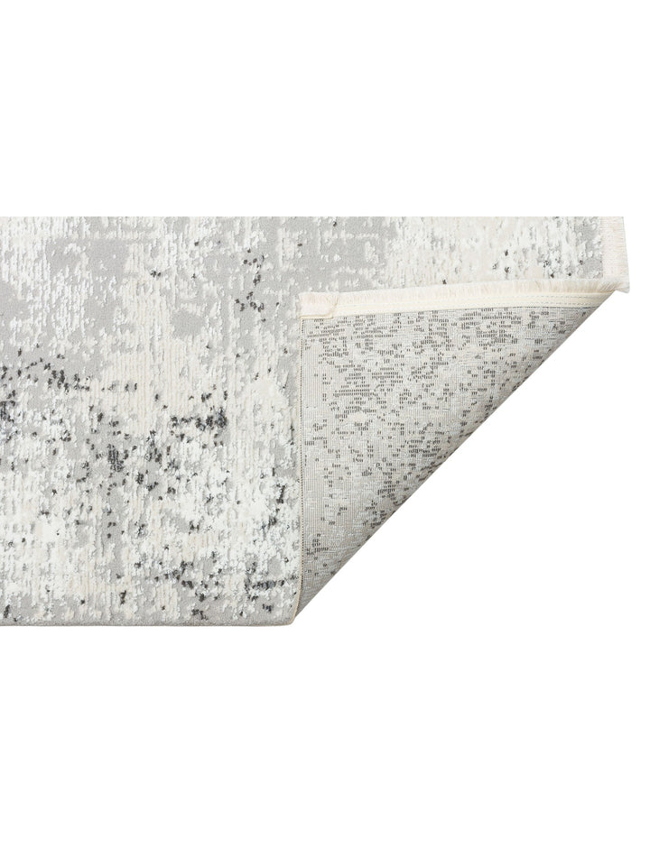 Pasific Serisi Eskitme Desenli Salon Oturma Odası Koridor Antre Modern Halı 05 CREAM GREY XW - Carpetdocia