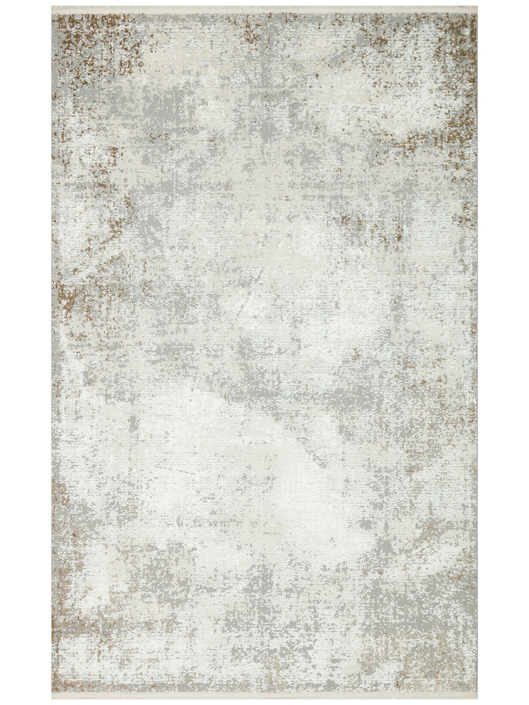 Pasific Serisi Eskitme Desenli Salon Oturma Odası Koridor Antre Modern Halı 05 GREY BEIGE XW - Carpetdocia