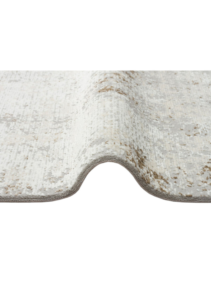 Pasific Serisi Eskitme Desenli Salon Oturma Odası Koridor Antre Modern Halı 05 GREY BEIGE XW - Carpetdocia