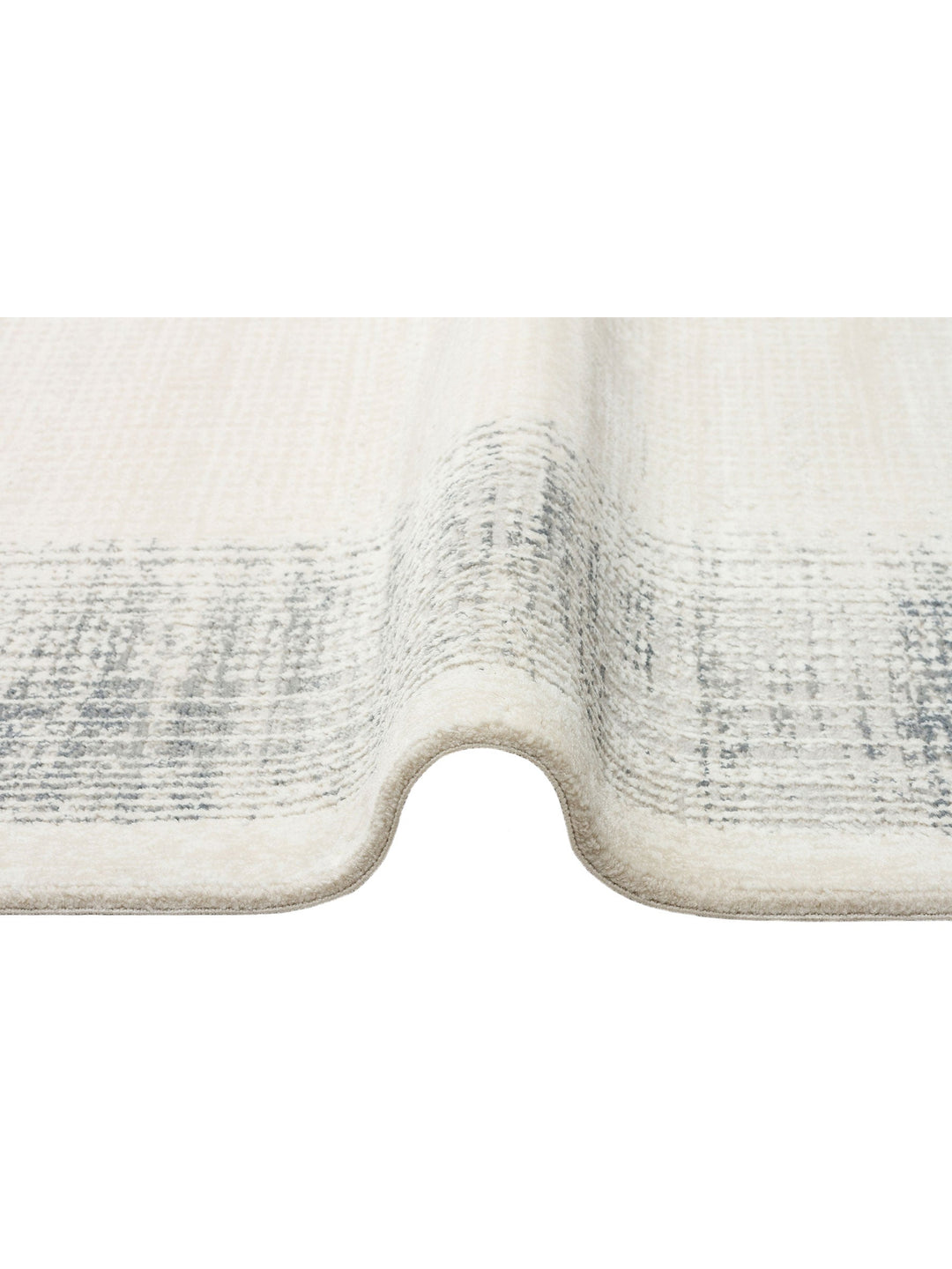Pasific Serisi Eskitme Desenli Salon Oturma Odası Koridor Antre Modern Halı 08 CREAM SILVER XW - Carpetdocia