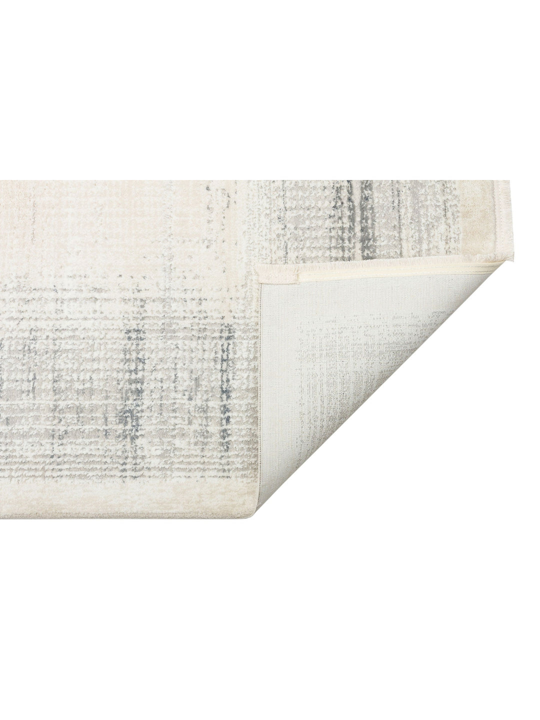 Pasific Serisi Eskitme Desenli Salon Oturma Odası Koridor Antre Modern Halı 08 CREAM SILVER XW - Carpetdocia