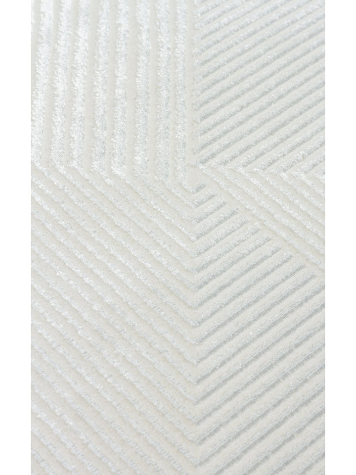 Smooth Hav Toz Vermez Modern Halı LUX 01 CREAM - Carpetdocia