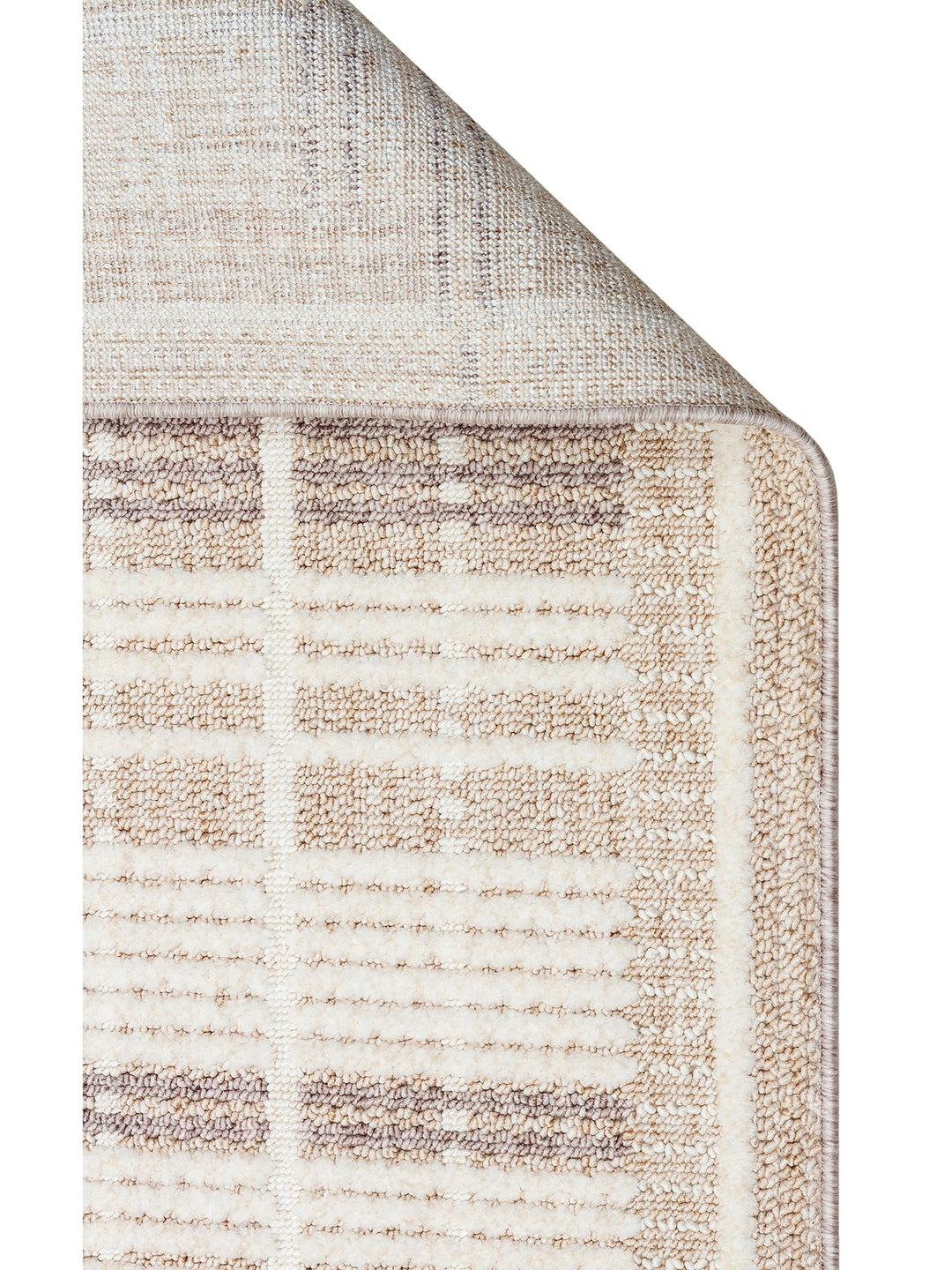Style Hav Toz Vezmez Yumuşak Dokulu Oturma Odası Salon Koridor Antre Modern Halı 04 BEIGE GREY - Carpetdocia
