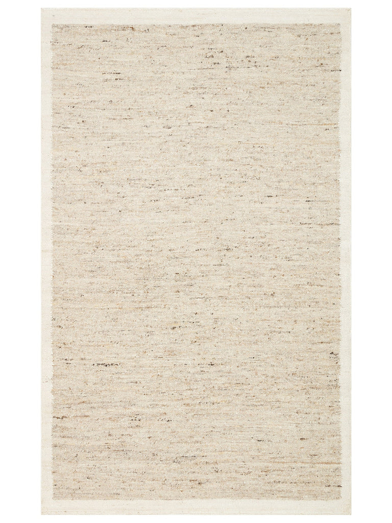 Urumchi 100% Natural Wool Jute Mix Living Room Hall Hallway Kitchen Hand Woven Carpet 01 GREY CREAM