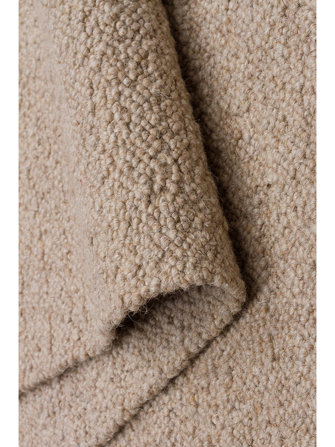 Agra Series Wool Polyester and Cotton Blend Handwoven Rug BEIGE