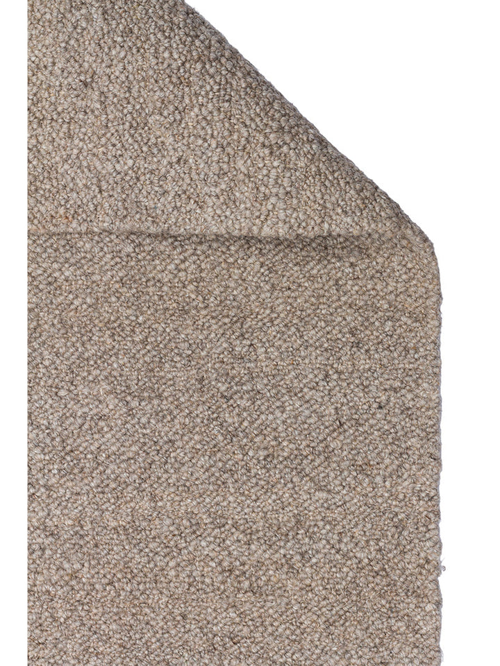 Agra Serie handgeknüpfter Teppich aus Wolle, Polyester und Baumwollmischung DARK STONE